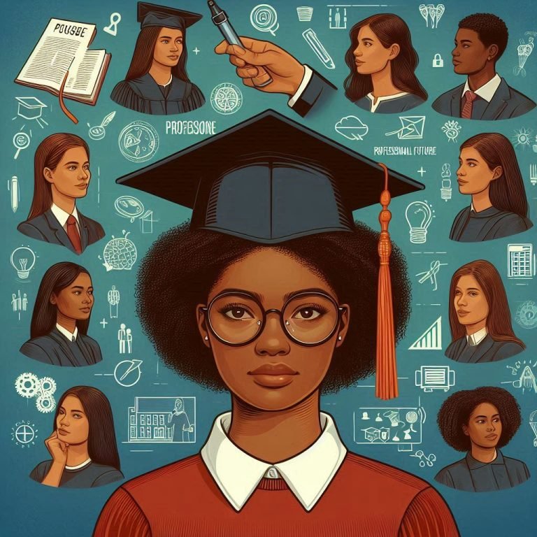 Educación superior, futuro profesional, no incluir personas.